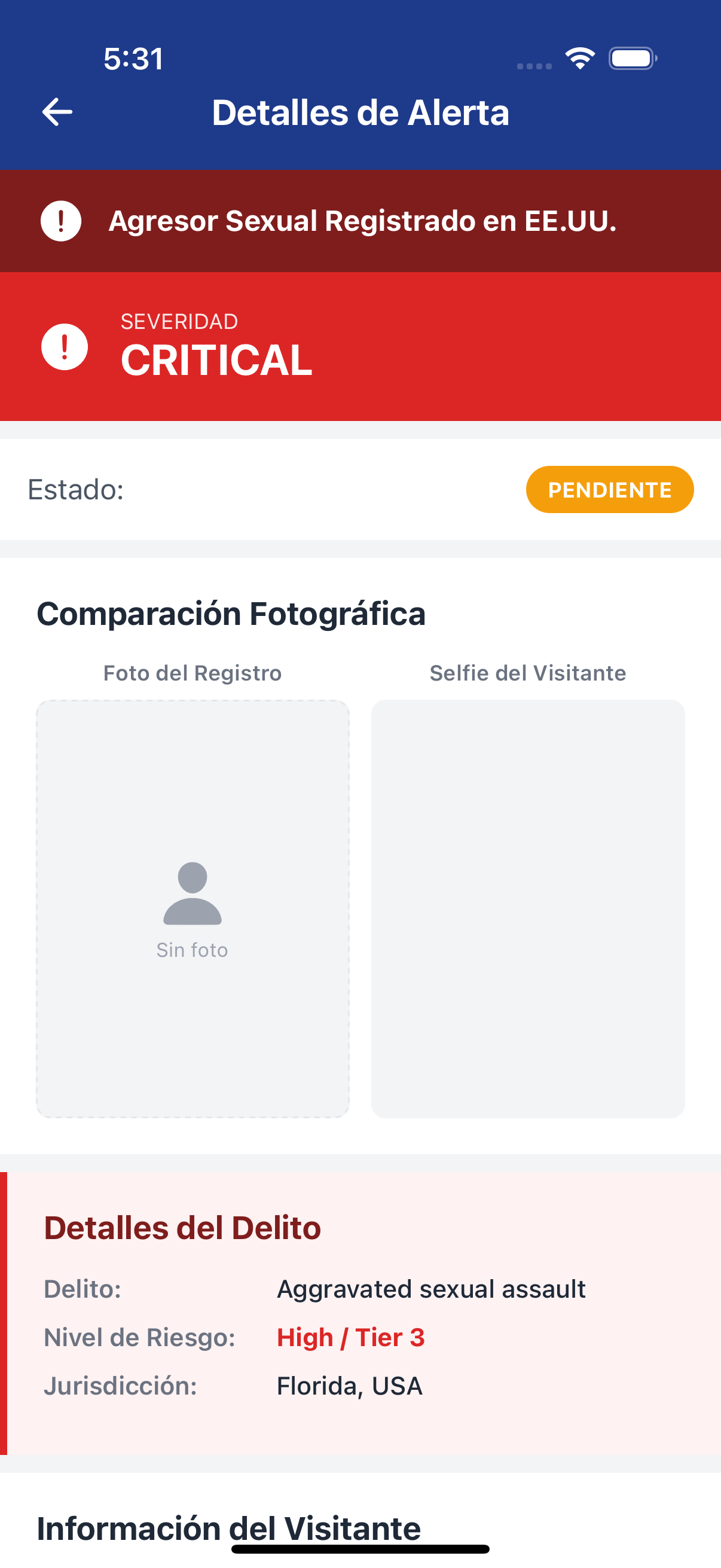 Detalle de alerta